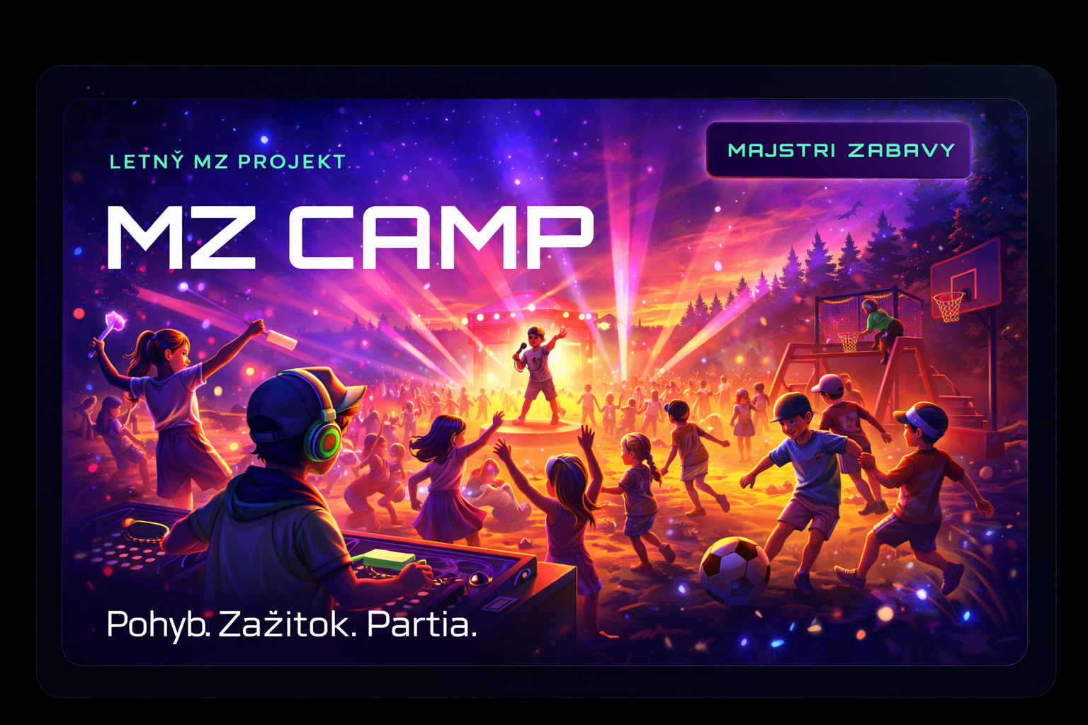 Letný event Majstrov zábavy